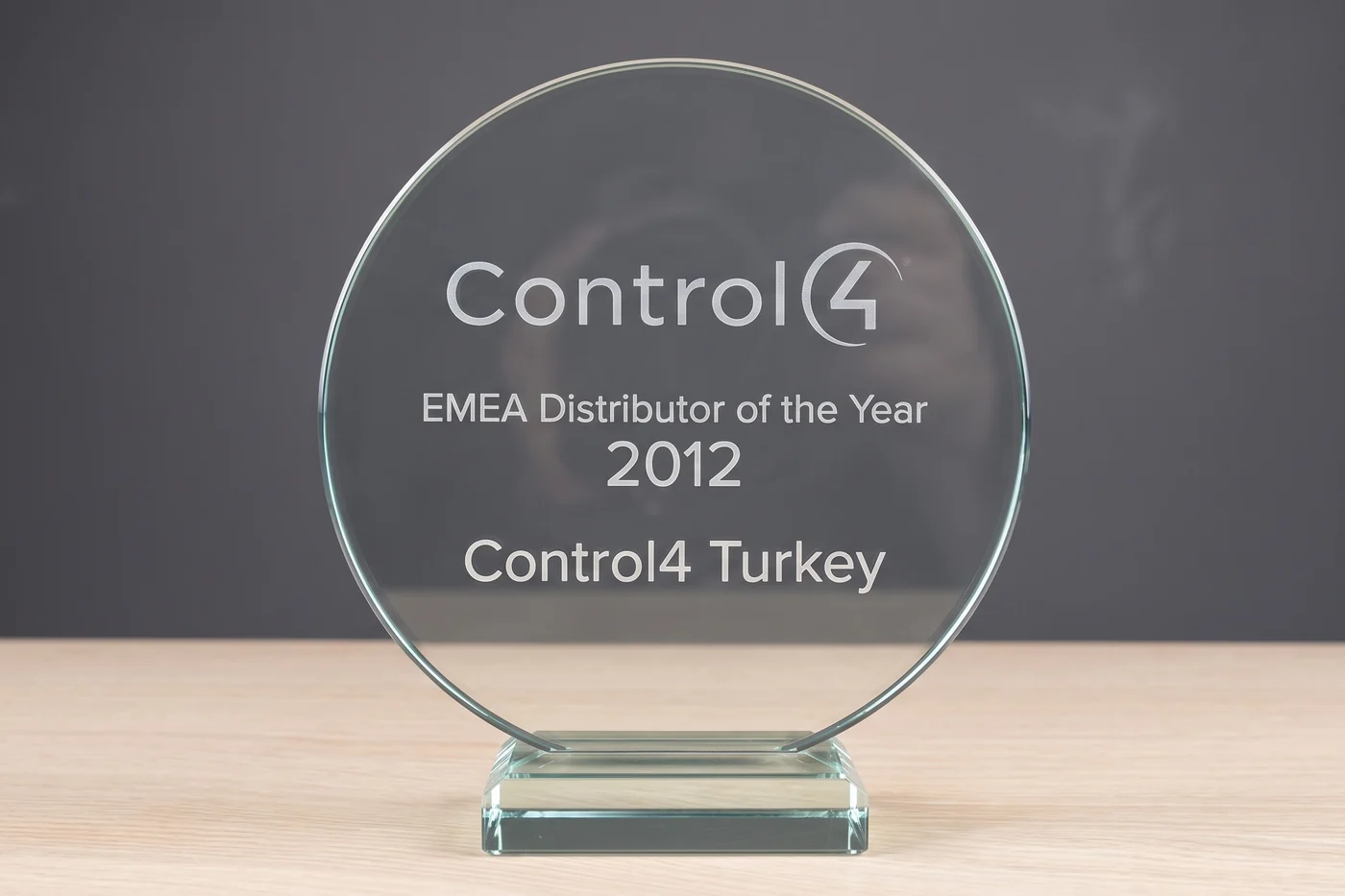 Control4 EMEA Distributor of the Year 2012 award — aSAY VAD